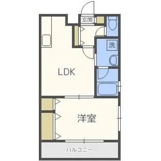 レジディア博多Ⅱ【5階】の間取り