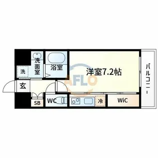 プレッツァ新大阪【10階】の間取り