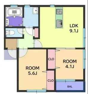 EVER LIFE東加古川(エバーライフ東加古川)【1階】の間取り