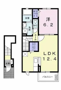 アルビコッコ【2階】の間取り
