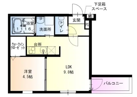 フジパレス夙川香櫨園ノース【2階】の間取り