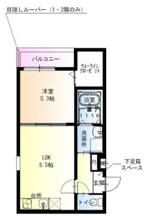 フジパレス夙川香櫨園ノース【2階】の間取り