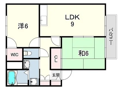 サンビレッジ吉川E棟 E【2階】の間取り