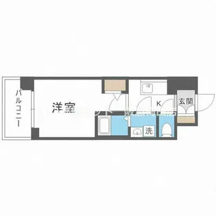 エスリードレジデンス大阪グランノースⅡ【7階】の間取り