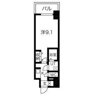 ファステート葵桜通リブレ【15階】の間取り