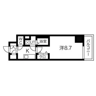 メイクス上前津Ⅳ【4階】の間取り