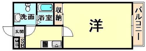 コータース武庫之荘【3階】の間取り
