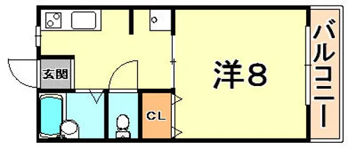 フォレストコート【2階】の間取り