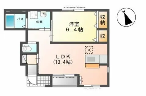 グレーシア【1階】の間取り