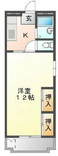 マンションツツジ【3A号室】の間取り