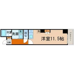 グランメールモリタ【6階】の間取り