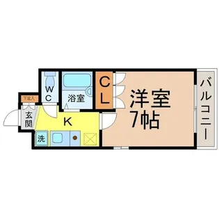 エクセルシオール金山【7階】の間取り