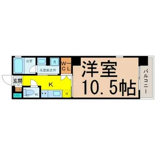 HIBINO RISE【8階】の間取り