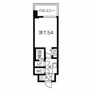 ロイス茨木奈良町【4階】の間取り