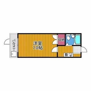 エクセルハイツ西浦【2階】の間取り