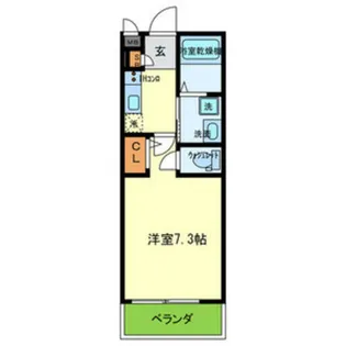 AONI【1階】の間取り