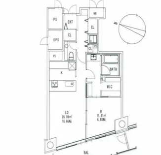 CHASKA CHAYAMACHI RESIDENCE【13階】の間取り