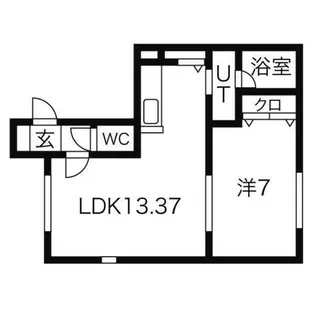 ビオラ【103号室】の間取り