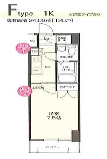 ハーバーサウスタワーNo.70【19階】の間取り