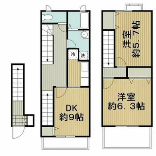 クレスト羽黒【205号室】の間取り