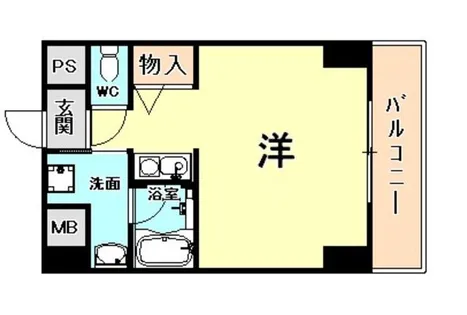 AIROSE芦屋【4階】の間取り