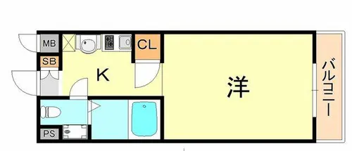 カーサ王塚台【4階】の間取り