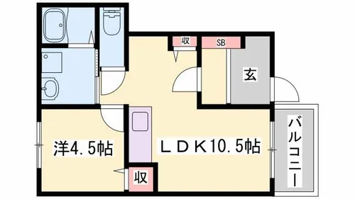 マスハイツ【103号室】の間取り