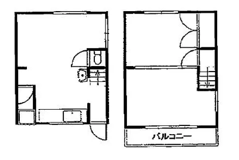 オレンジベースアパート【1号室】の間取り