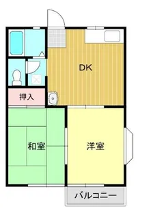 ゴールドハイツⅠ【2階】の間取り