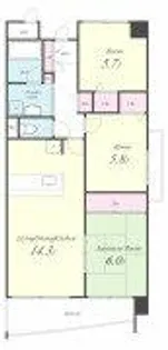 スペランツァ西神戸【2階】の間取り