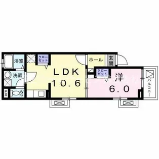 メゾン ソレイユ【3階】の間取り