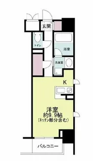 ドゥーエ立売堀【15階】の間取り