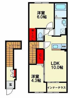 MAISON STELLA MON【2階】の間取り