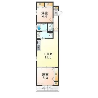ラモーナ半田【3階】の間取り
