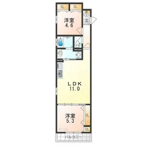 ラモーナ半田【3階】の間取り