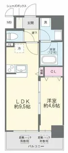 Fuku島之内【9階】の間取り