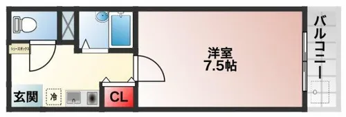 KSハイム2【306号室】の間取り