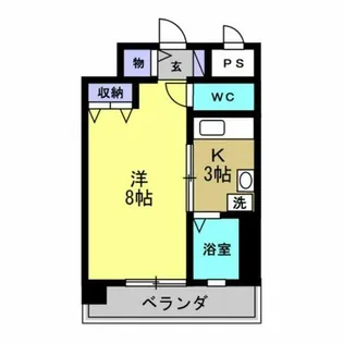 ソアレとこなめ【5A号室】の間取り