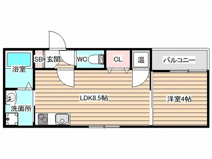 サンドバーちぶね【3階】の間取り