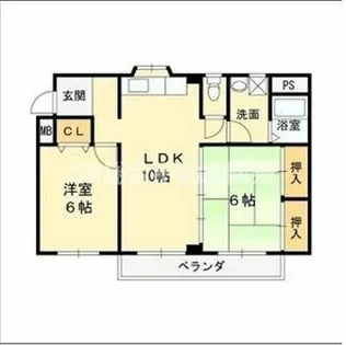 ハピネス2000【2階】の間取り
