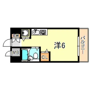 フォレスト明石【3階】の間取り
