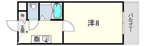 サンシャビル【3階】の間取り