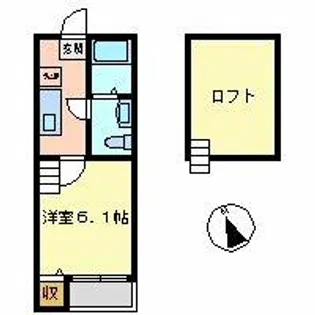 ラフィナート黄金【2階】の間取り