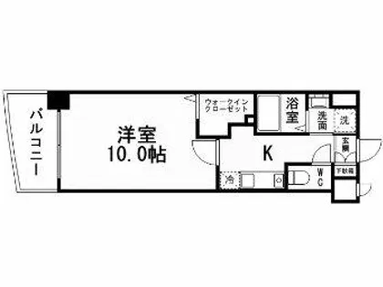 サンシャインプリンセス 五番街【1203号室】の間取り