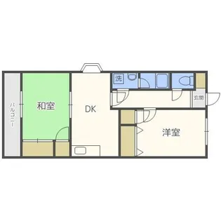 ハイツM【1階】の間取り