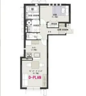 ユアメゾン神田【1階】の間取り