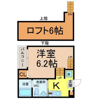ファンタジアン名駅西【1階】の間取り