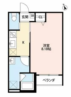 大阪府堺市西区浜寺石津町東5丁【アパート】の間取り