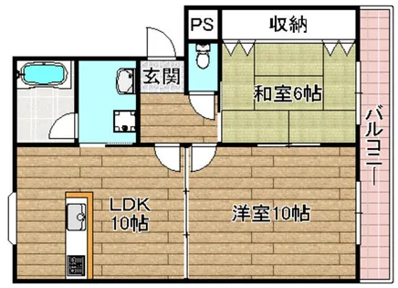 ITハイム【1階】の間取り