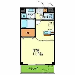大阪府堺市西区鳳東町4丁【マンション】の間取り